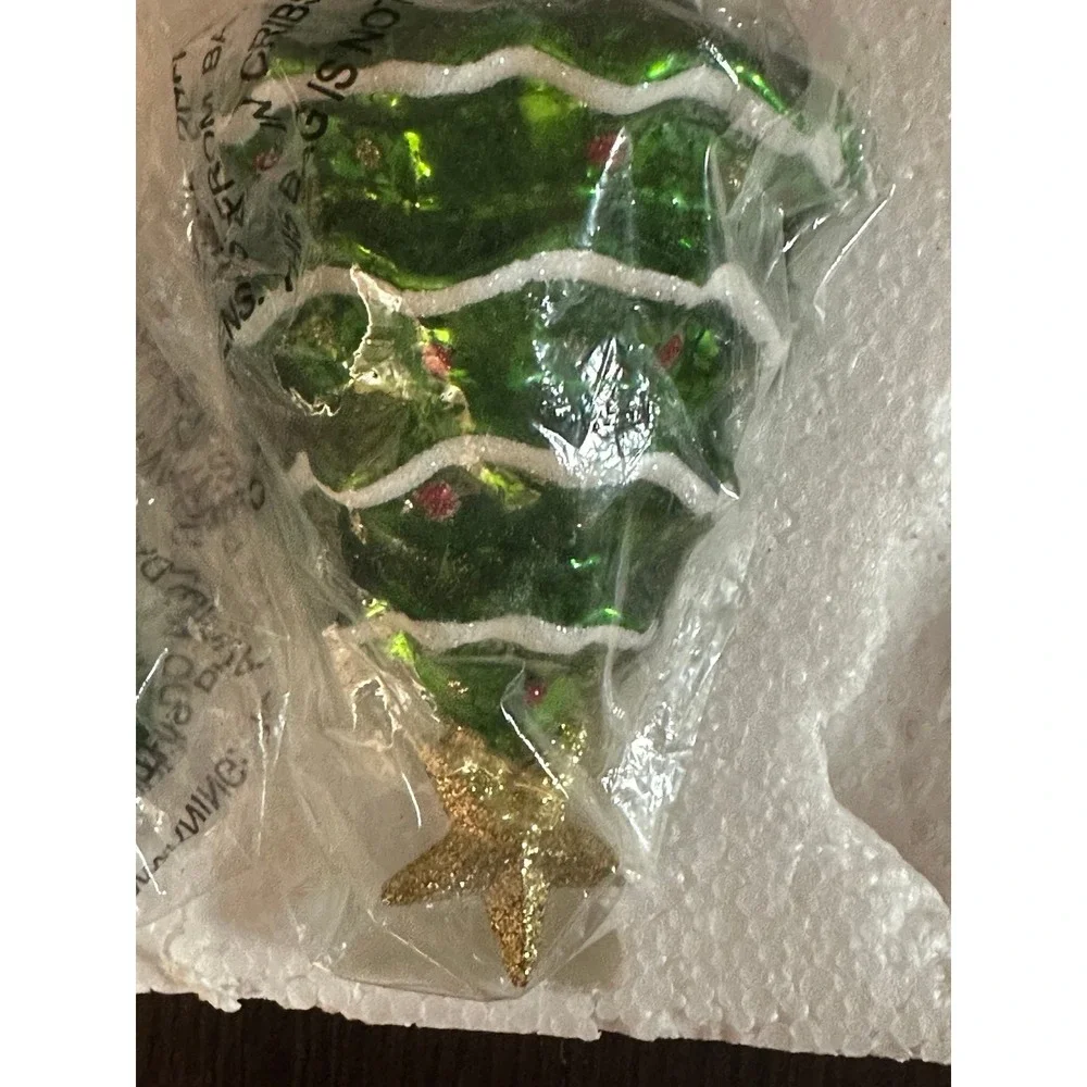 3 Illuminated Mr Christmas Mercury Glass Xmas Trees For Table Decor 5